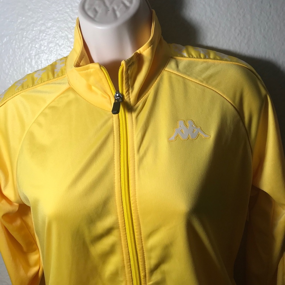 Women’s KAPPA yellow BANDA ANNISTON JACKET NWOT! Great condition! - Picture 6 of 8